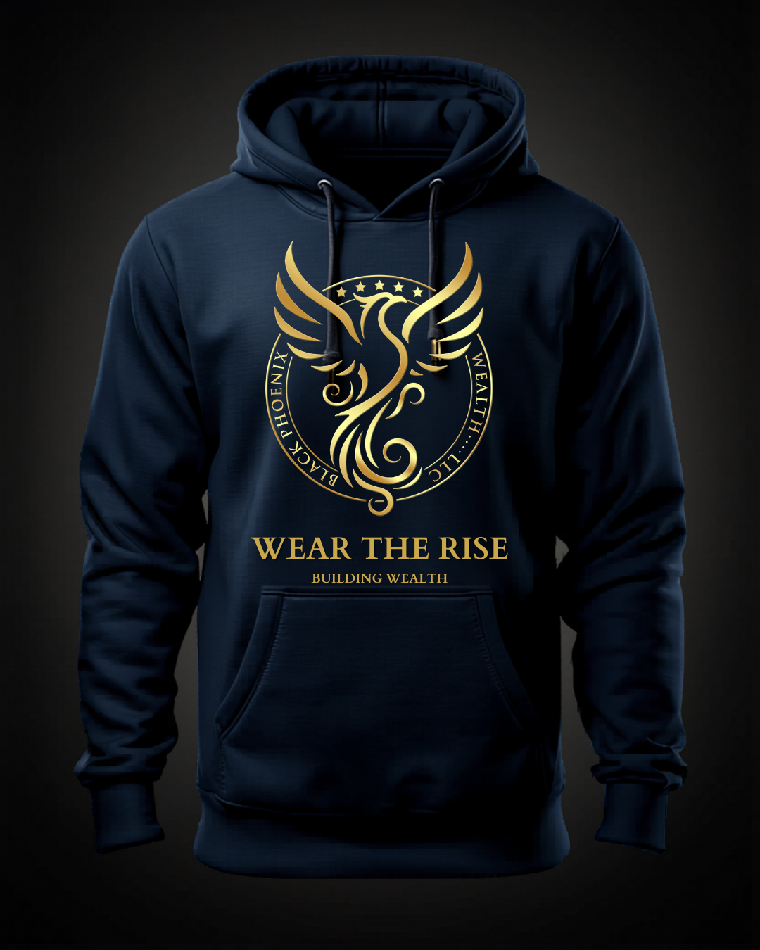 Wear the Rise — Navy Hoodie